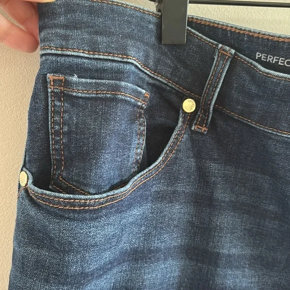 Chicos • embroidered and beaded fringe straight leg ankle jean - Picture 2 of 6